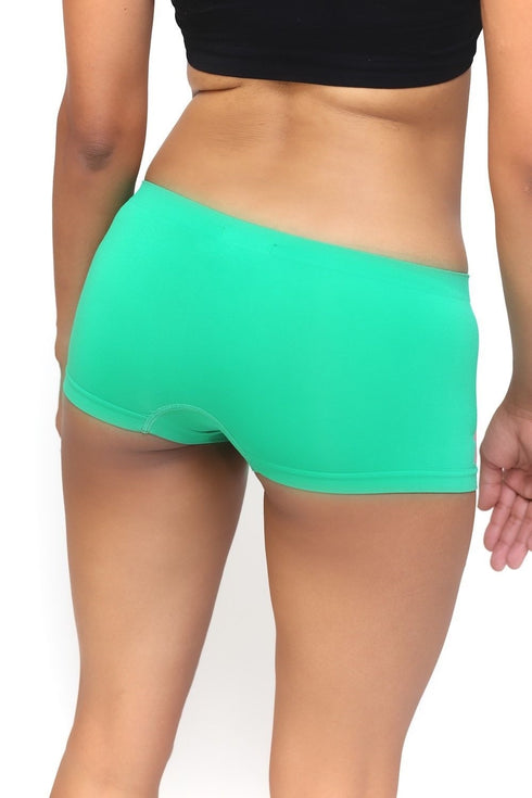 1908 FitTight™ mini shorts, green/pink