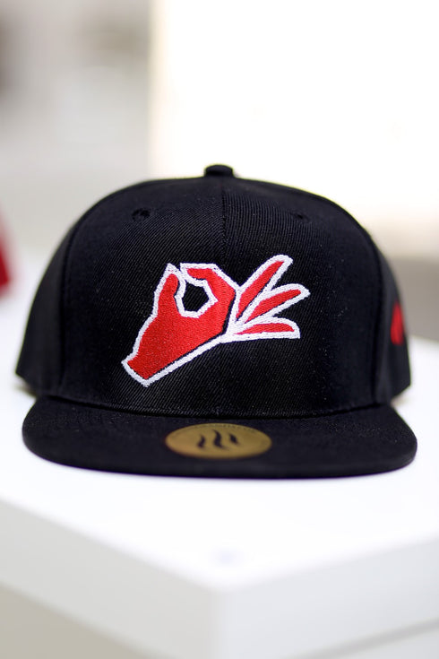The Yo! fitted cap, black