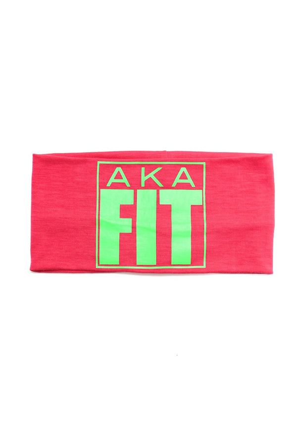 FIT AKA bondYband Headband extra-wide, pink/green