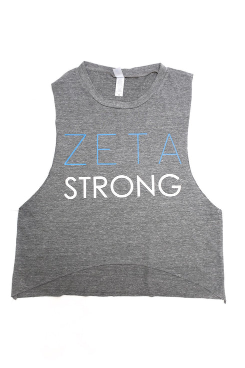 Strong Zeta featherweight workout tank, grey