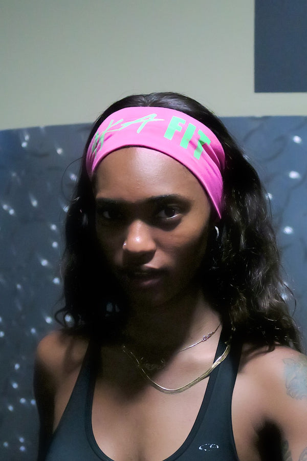FIT AKA bondYband Headband, pink/green