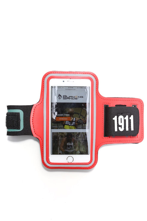 Road Tripper 1911 smartphone armband case, red