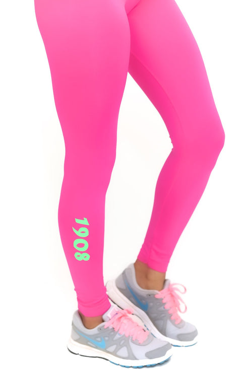 1908 FitTight™ tights, pink/green
