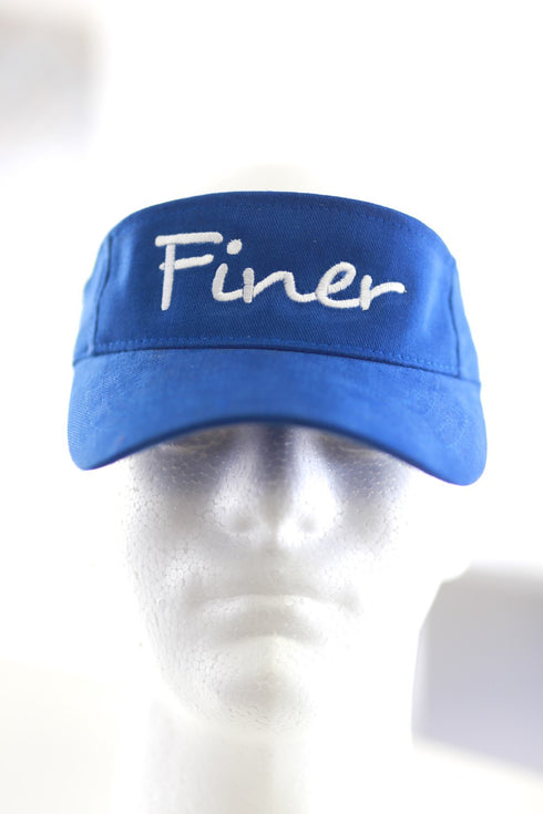 Finer visor, blue
