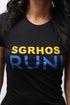 SGRhos RUN workout tee, black