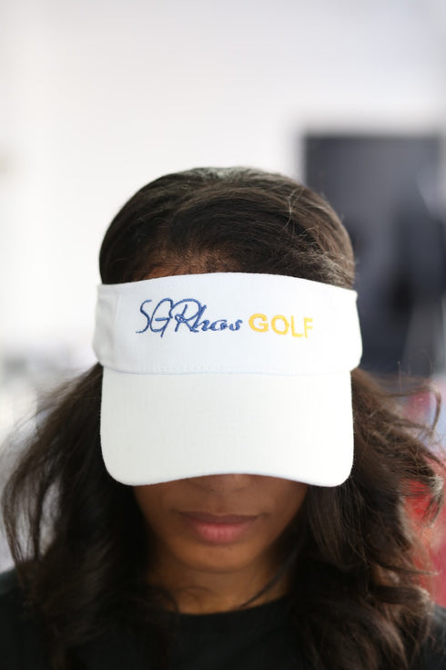 SGRhos Golf visor, white