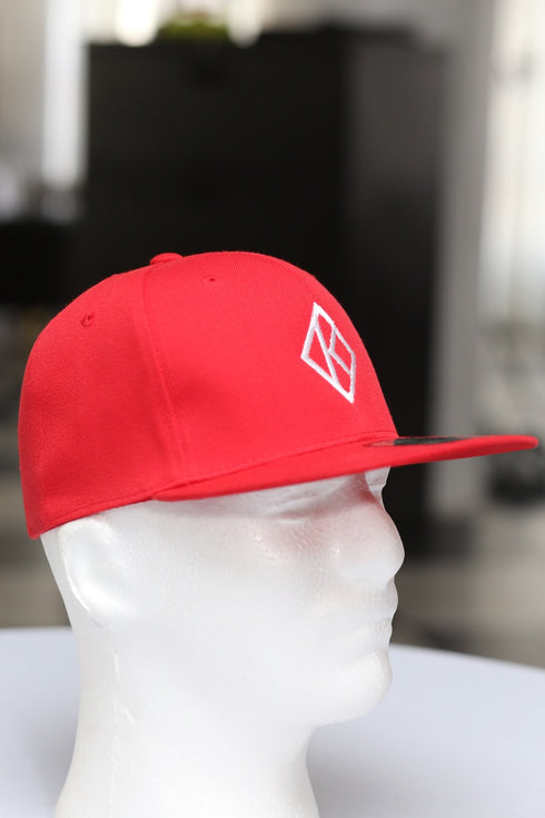 Diamond-K Klassic snapback cap, red