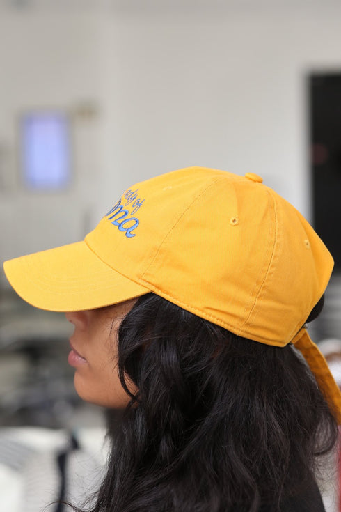 Lady Of Sigma polo dad cap, gold