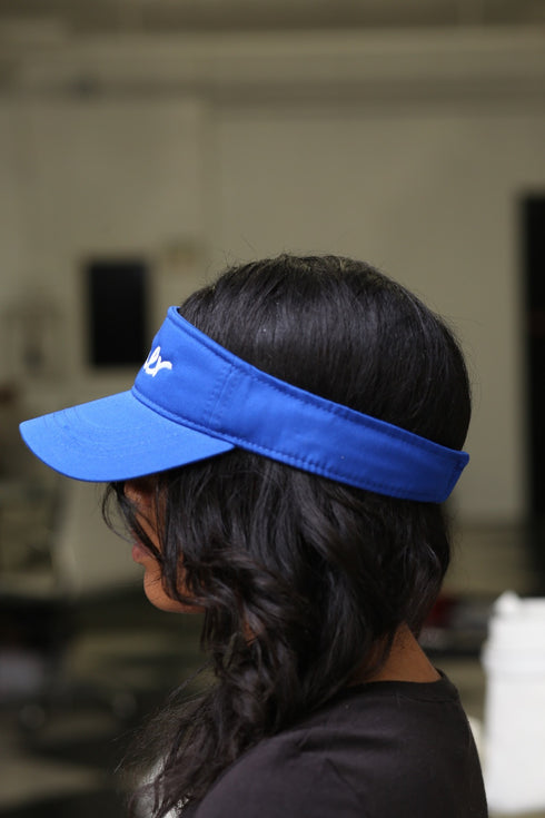 Finer visor, blue