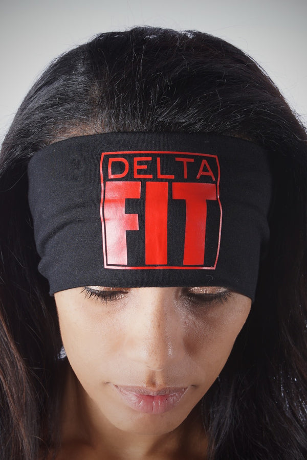 FIT Delta bondYband Headband extra-wide, black