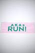 AKAs RUN bondYband Headband extra-wide, light-pink/green