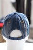 My ΩΨΦ Jeans polo dad cap, light denim