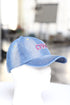 My ΩΨΦ Jeans polo dad cap, light denim
