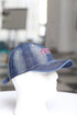 My ΩΨΦ Jeans polo dad cap, dark denim