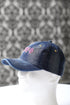 My ΩΨΦ Jeans polo dad cap, dark denim