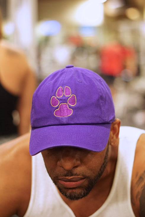 Dawg Pound polo dad cap, purple