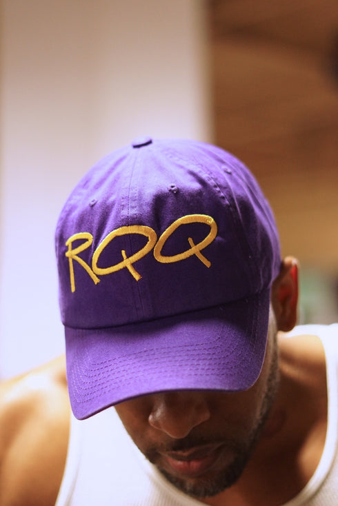 RQQ polo dad cap, purple