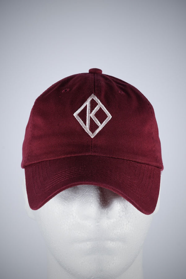 Diamond-K Klassic polo dad cap, krimson