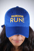 SGRhos RUN polo dad cap, blue