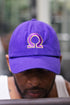 Ω polo dad cap, purple