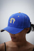Monogrammed Sport ΣΓΡ cap, blue/gold