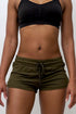 Out of line sport shorts, military green