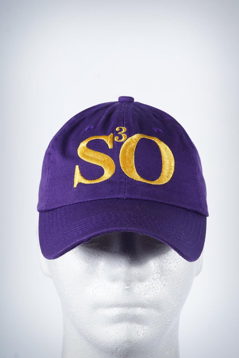 Set Some Sh*t Owt polo dad cap, purple