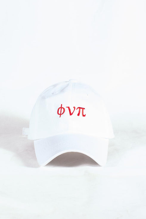 Nupes Only ϕνπ polo dad cap, white