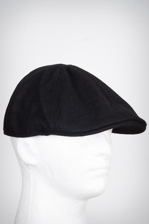 Smooth Operator Ω melton-ivy newsboy cap, black