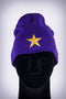 Star Dawg skullie beanie, purple