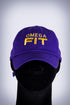 Omega FIT polo dad cap, purple