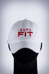 Nupe FIT polo dad cap, white