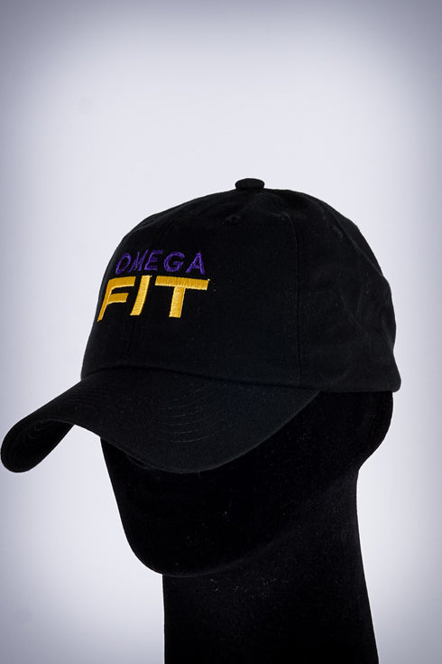 Omega FIT polo dad cap, black