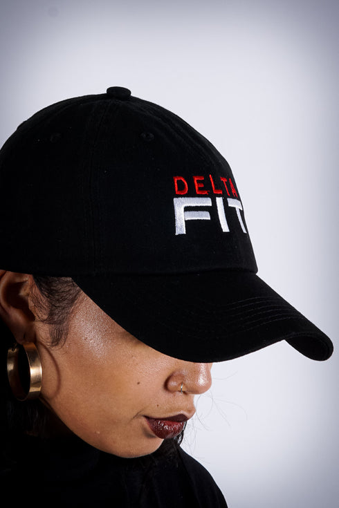 Delta FIT polo dad cap, black