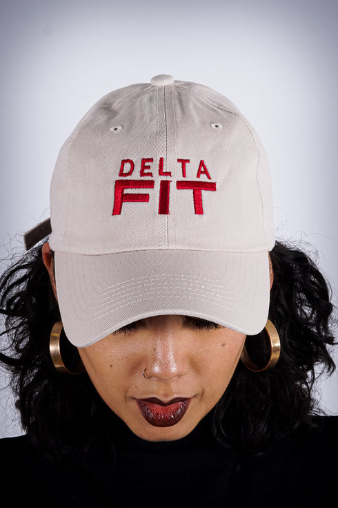Delta FIT polo dad cap, cream