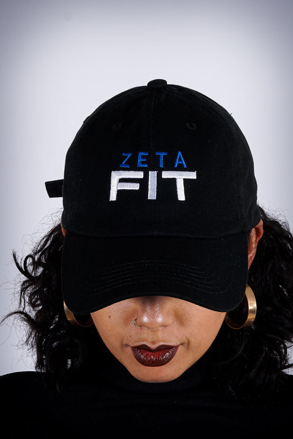 Zeta FIT polo dad cap, black