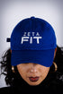 Zeta FIT polo dad cap, blue