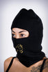 On The Run Poodle ninja ski mask, black