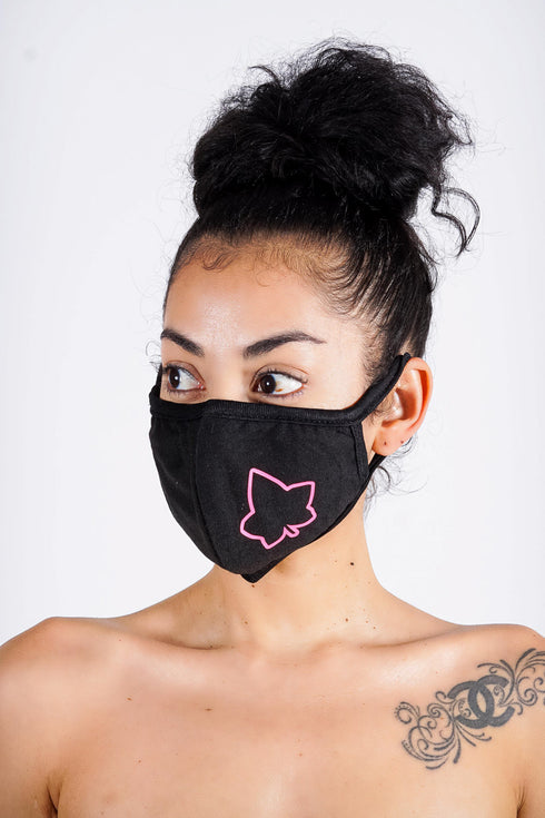 Protected! Ivy mouth mask, black