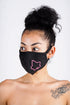 Protected! Ivy mouth mask, black