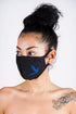 Protected! Peace Dove mouth mask, black