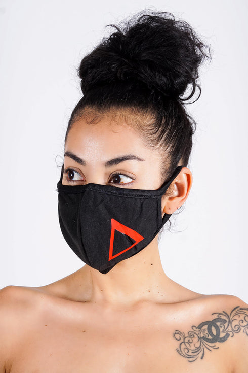 Protected! Δ mouth mask, black