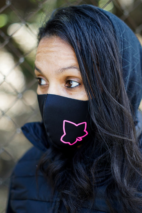 Protected! Ivy mouth mask, black