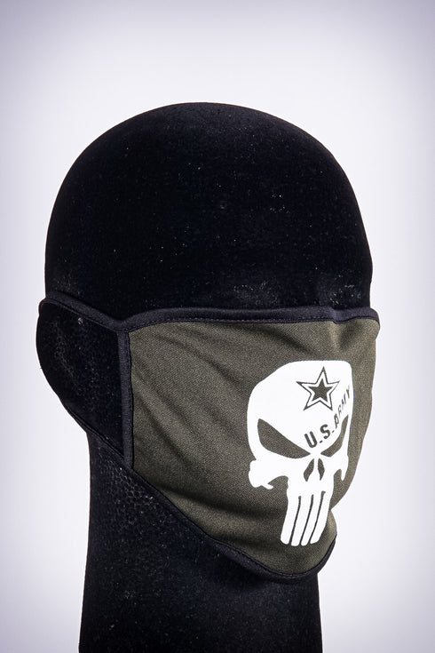 Covered! US Army mouth mask, military green 2
