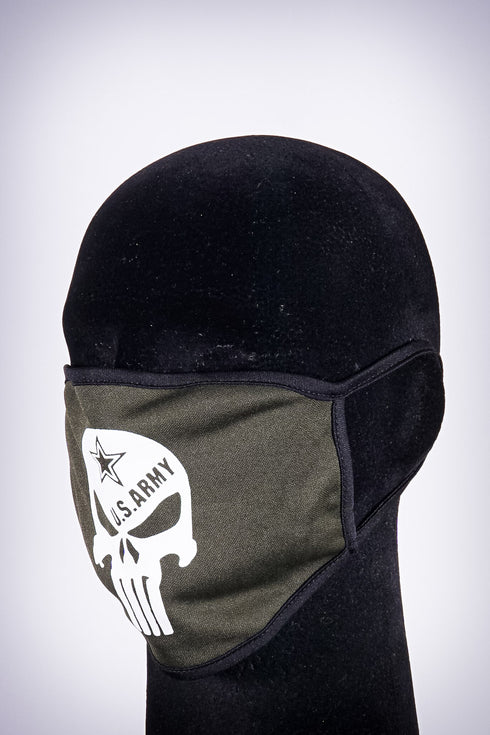 Covered! US Army mouth mask, military green 2