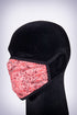 Covered! Flower Power mouth mask, red