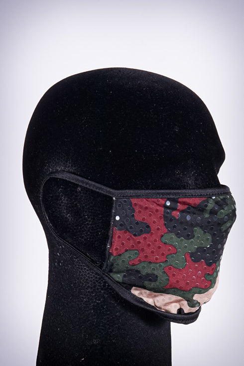 Covered! Army Brat mouth mask, green