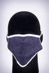 Covered! Solid mouth mask, dark denim blue/white