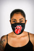 Covered! Rolling Stones mouth mask, black