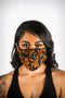 Covered! Dark Damask mouth mask